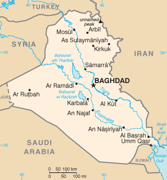 <img width="326" vspace="5" hspace="5" height="351" align="right" src="/articles/General/2014/06_Jun/Iraq_map.png" _fcksavedurl="/articles/General/2014/06_Jun/Iraq_map.png" _fcksavedurl="/articles/General/2014/06_Jun/Iraq_map.png" _fcksavedurl="/articles/General/2014/06_Jun/Iraq_map.png" _fcksavedurl="/articles/General/2014/06_Jun/Iraq_map.png" _fcksavedurl="/articles/General/2014/06_Jun/Iraq_map.png" _fcksavedurl="/articles/General/2014/06_Jun/Iraq_map.png" _fcksavedurl="/articles/General/2014/06_Jun/Iraq_map.png" alt="Map of Iraq from CIA Handbook, copied from main Wikipedia site via Wikimedia Commons. http://commons.wikimedia.org/wiki/File:Iraq_map.png" />