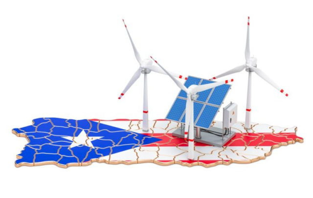 Renewable energy in Puerto Rico graphic