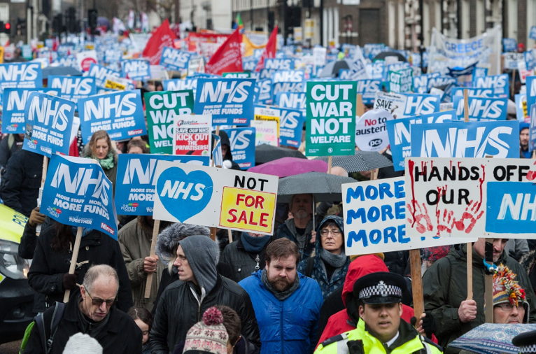 NHS march