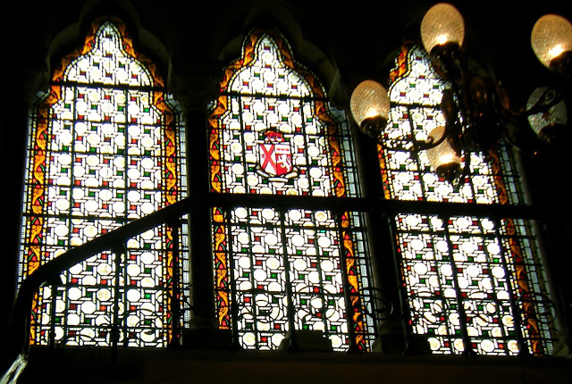 Stained glass at Country Life Museum, Ireland