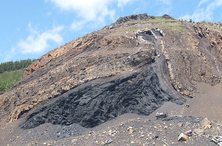 Abandoned Albertan coal mine