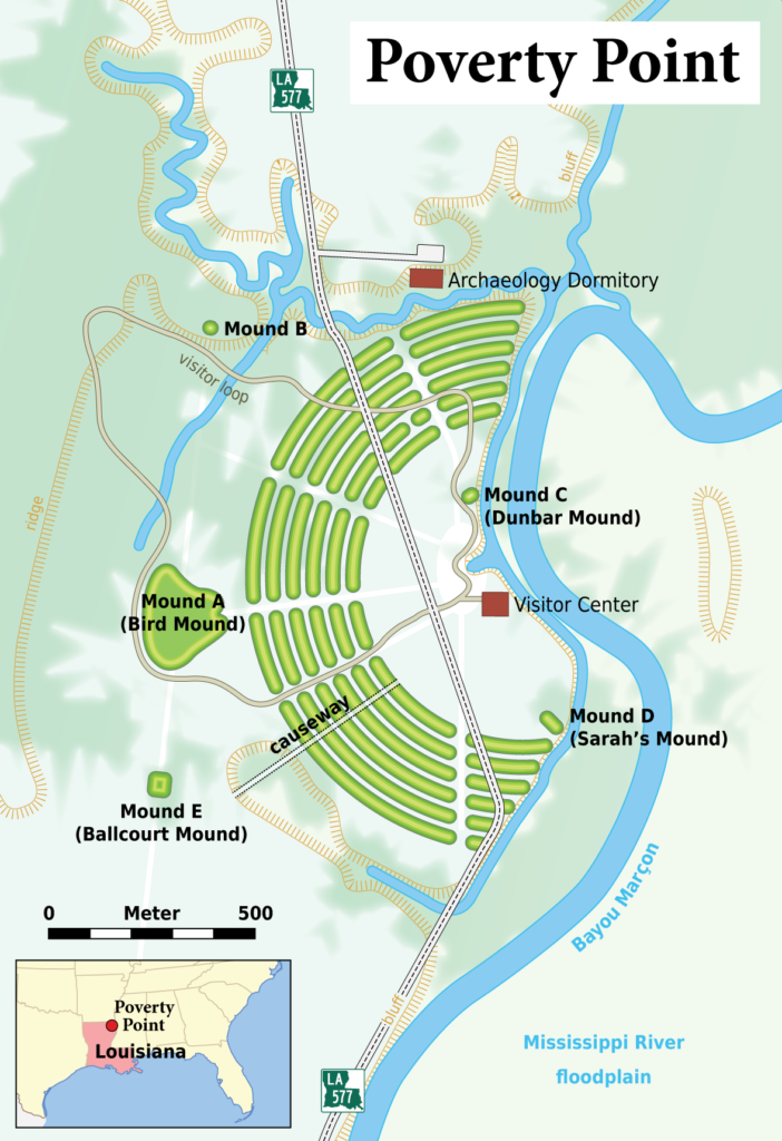 Map of Poverty Point