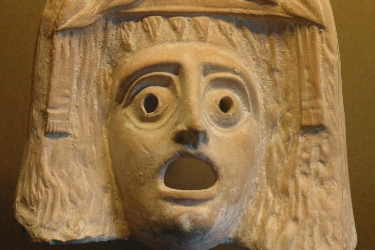 Greek dramatic mask