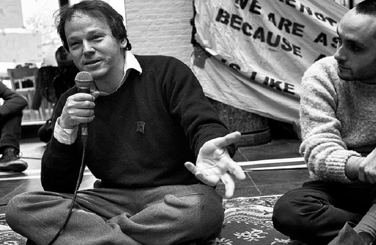 David Graeber at University of Netherlands occuption