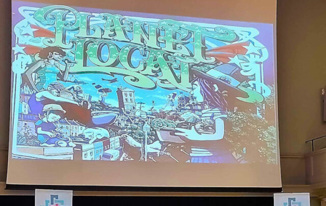 Slide at Planet Local Summit