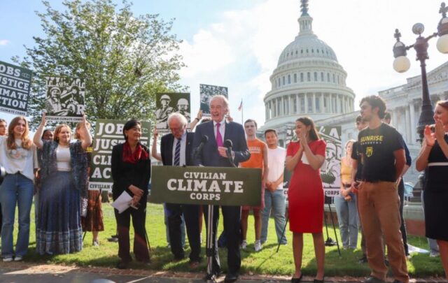 American Climate Corps rally