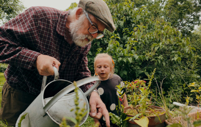 gardening with old and young