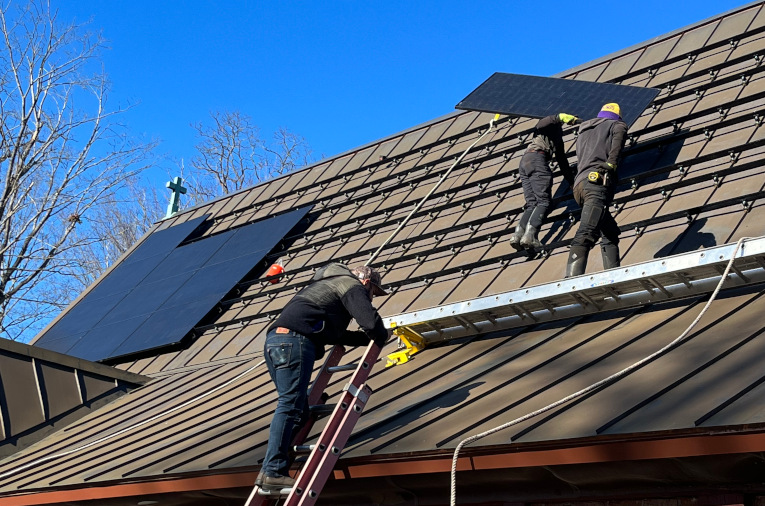 solar panel installation