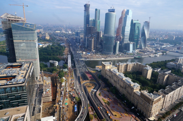 Third ring road in Moscow, Russia