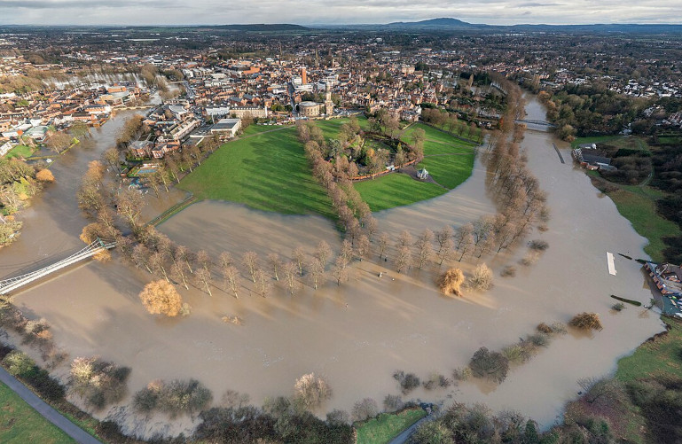 Flooding in Shrewsbury