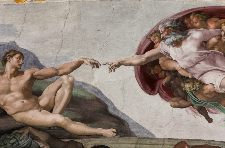 Adam's Creation by Michelangelo