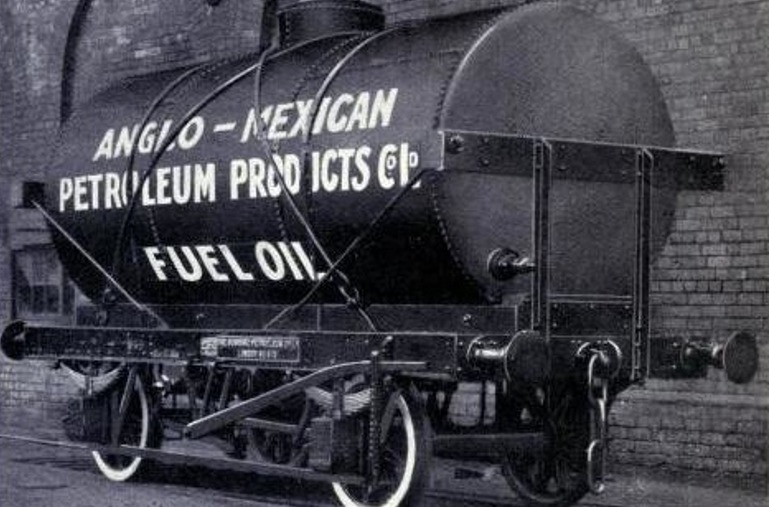 Anglo-Mexican oil tank railway car (1914)