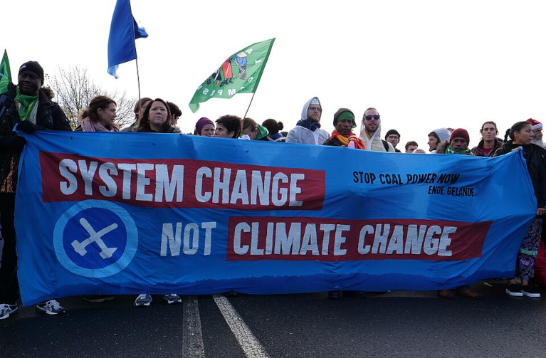 climate change protest