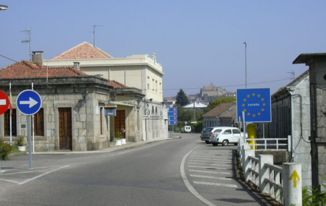 Border between Portugal and Spain