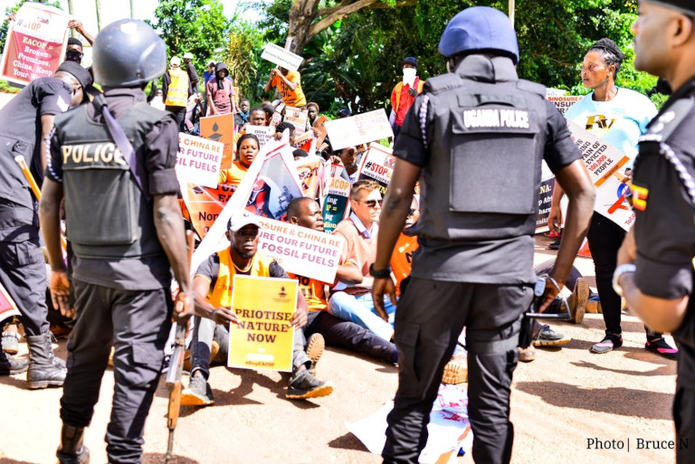 Students against EACOP protest