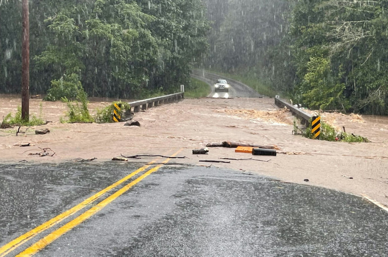 Flooding from Hurricane Fred