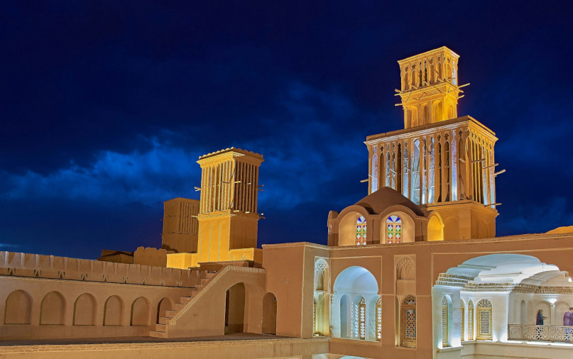 Aghazadeh Mansion, a national historic site in Iran