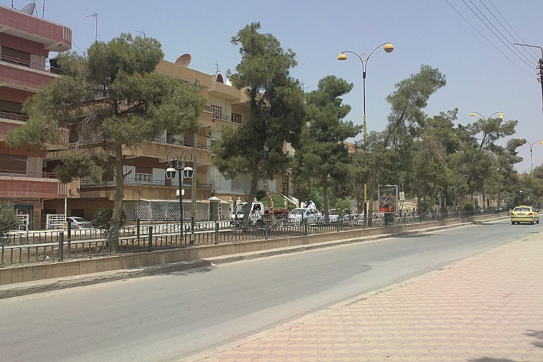 President's Street in Qamishlo.