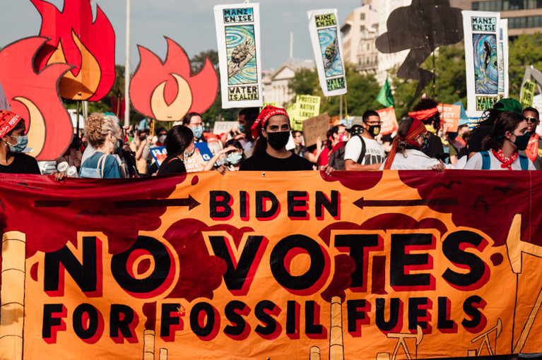 Climate protest in the Netherlands