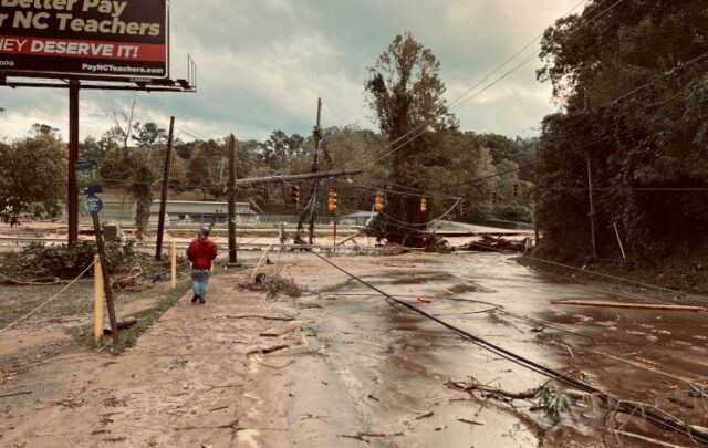 Hurricane Helene damage