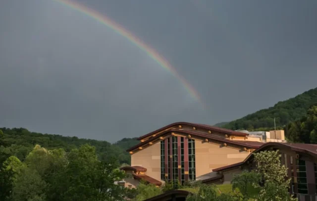 Rainbow in Cherokee, N.C.