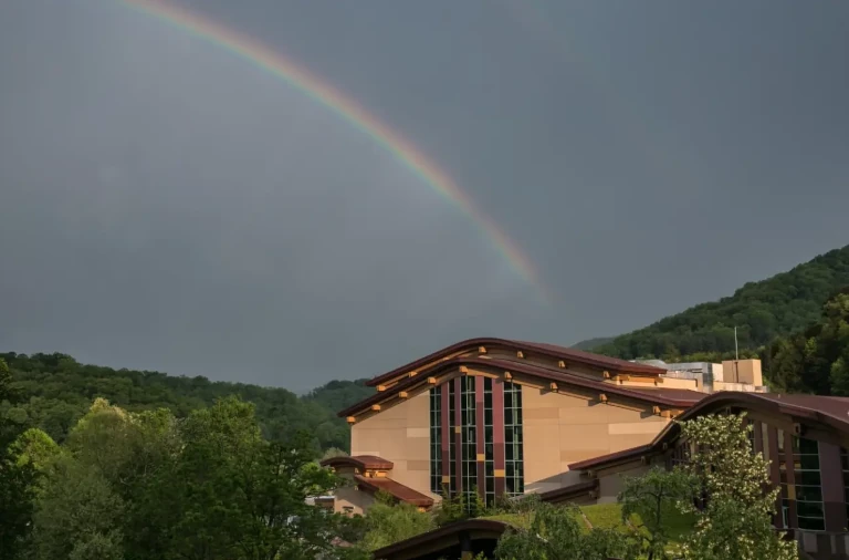 Rainbow in Cherokee, N.C.