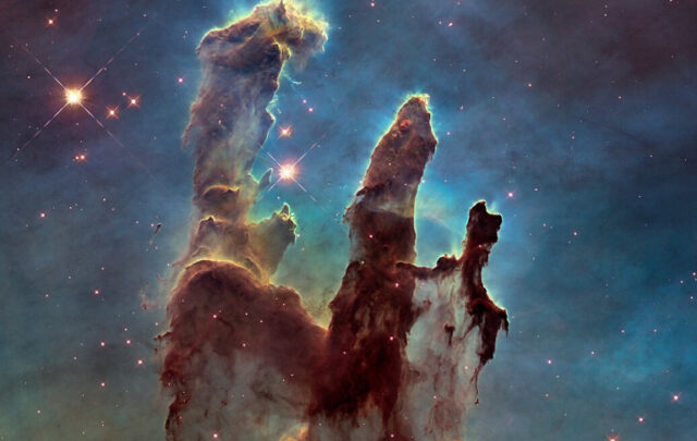 Pillars of Creation photo from the Hubble Telescope