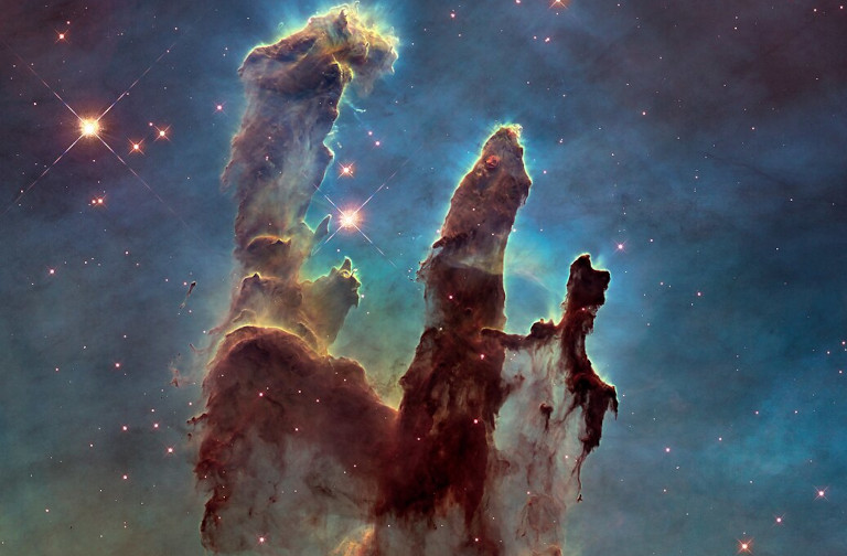 Pillars of Creation photo from the Hubble Telescope