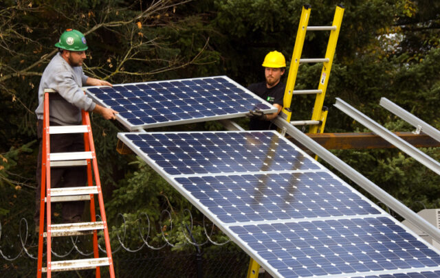 installing solar panels