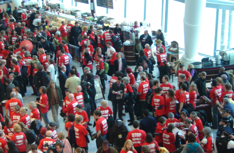 Anti-Heathrow expansion protest