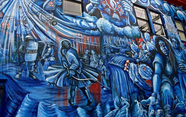 protest mural